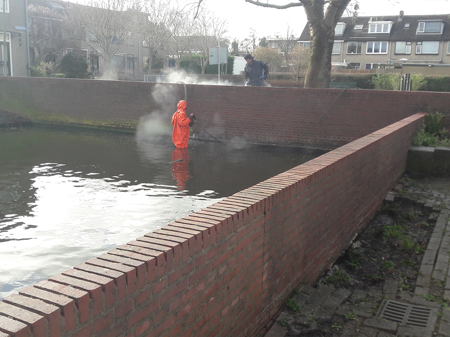 Beelden - van der wal reinigingswerk heet water 920x690px